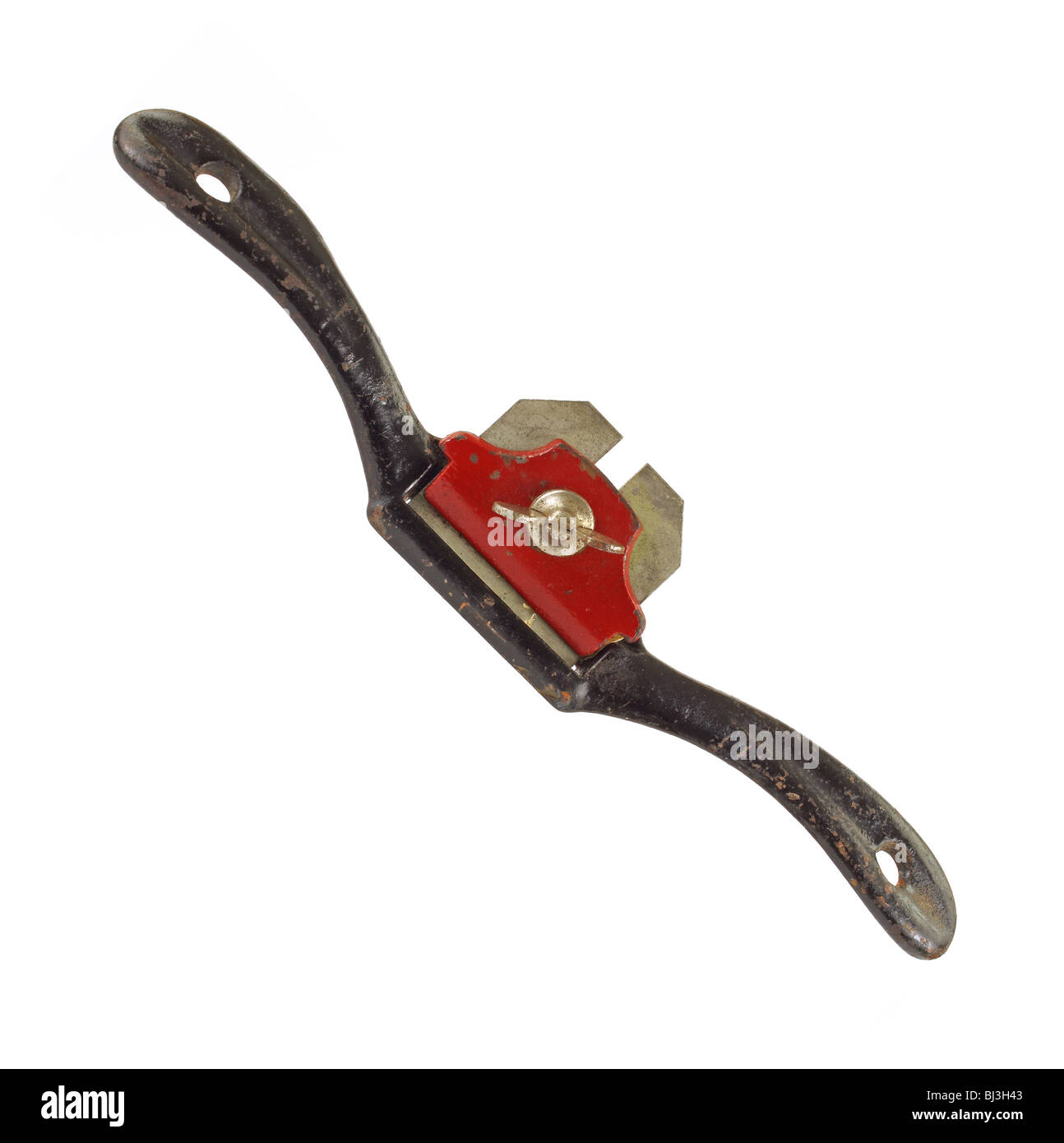 Vintage ha parlato durante la rasatura Foto Stock