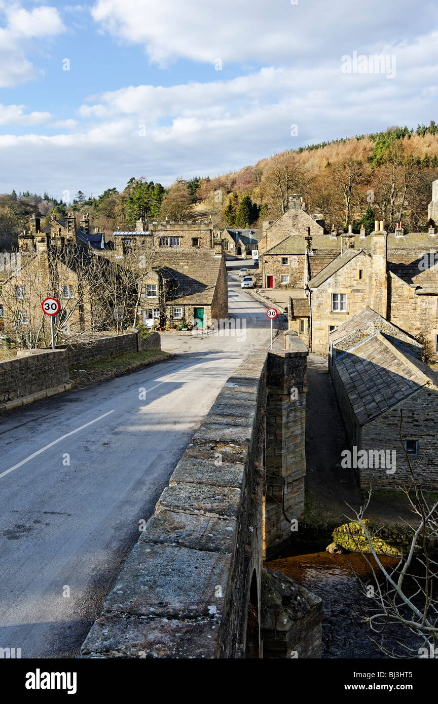 Il Northumberland villaggio di Blanchland Foto Stock