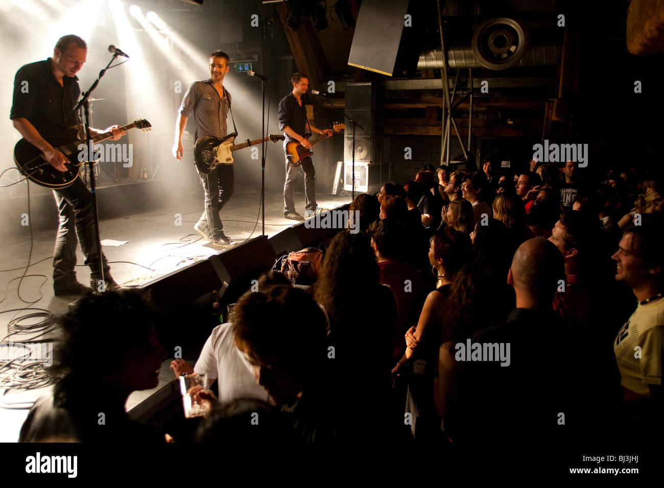 Il danese pop-rock band Grand Avenue live presso la sede Schueuer, Lucerna, Svizzera Foto Stock