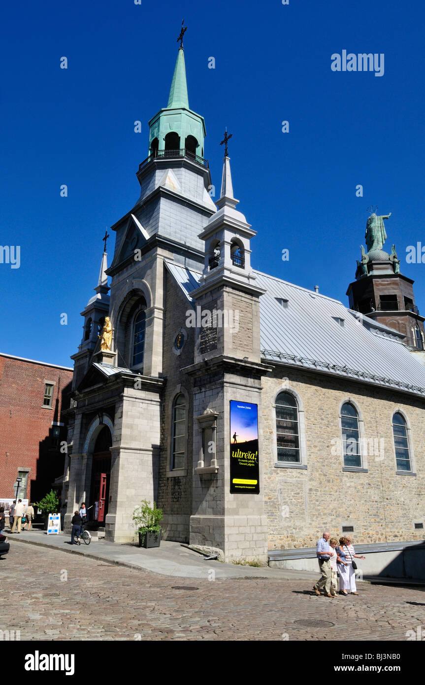 Chapelle Notre Dame de Bon Secours, cappella, Vieux Montréal, Québec, Canada, America del Nord Foto Stock