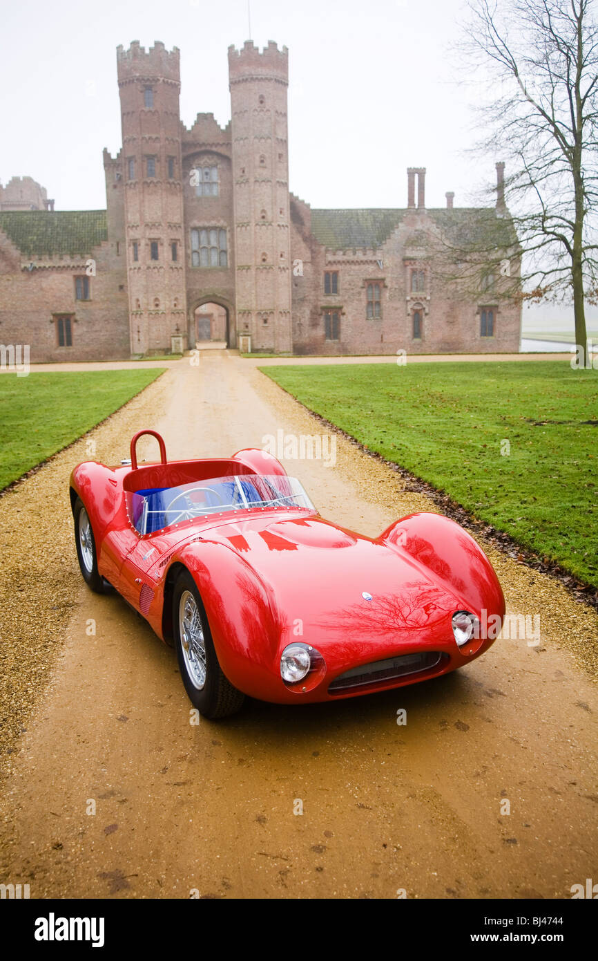 Maserati birdcage auto sportiva - Le mans auto da anni sessanta Foto Stock
