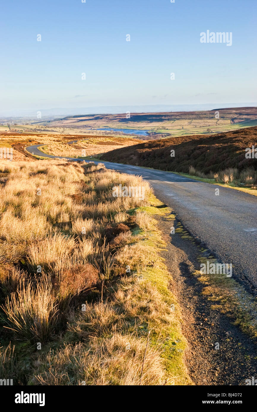 Leighton serbatoio Masham, Nidderdale, Yorkshire Dales, England Regno Unito Foto Stock