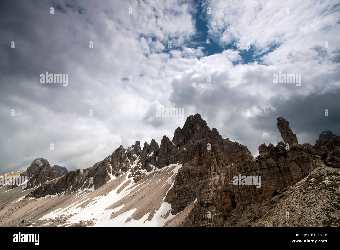 Montagna Paternkofel, Alto Adige, Italia, Europa Foto Stock