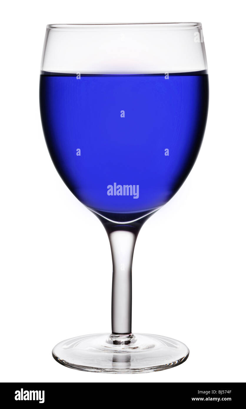 Wineglass di eyewater Foto Stock
