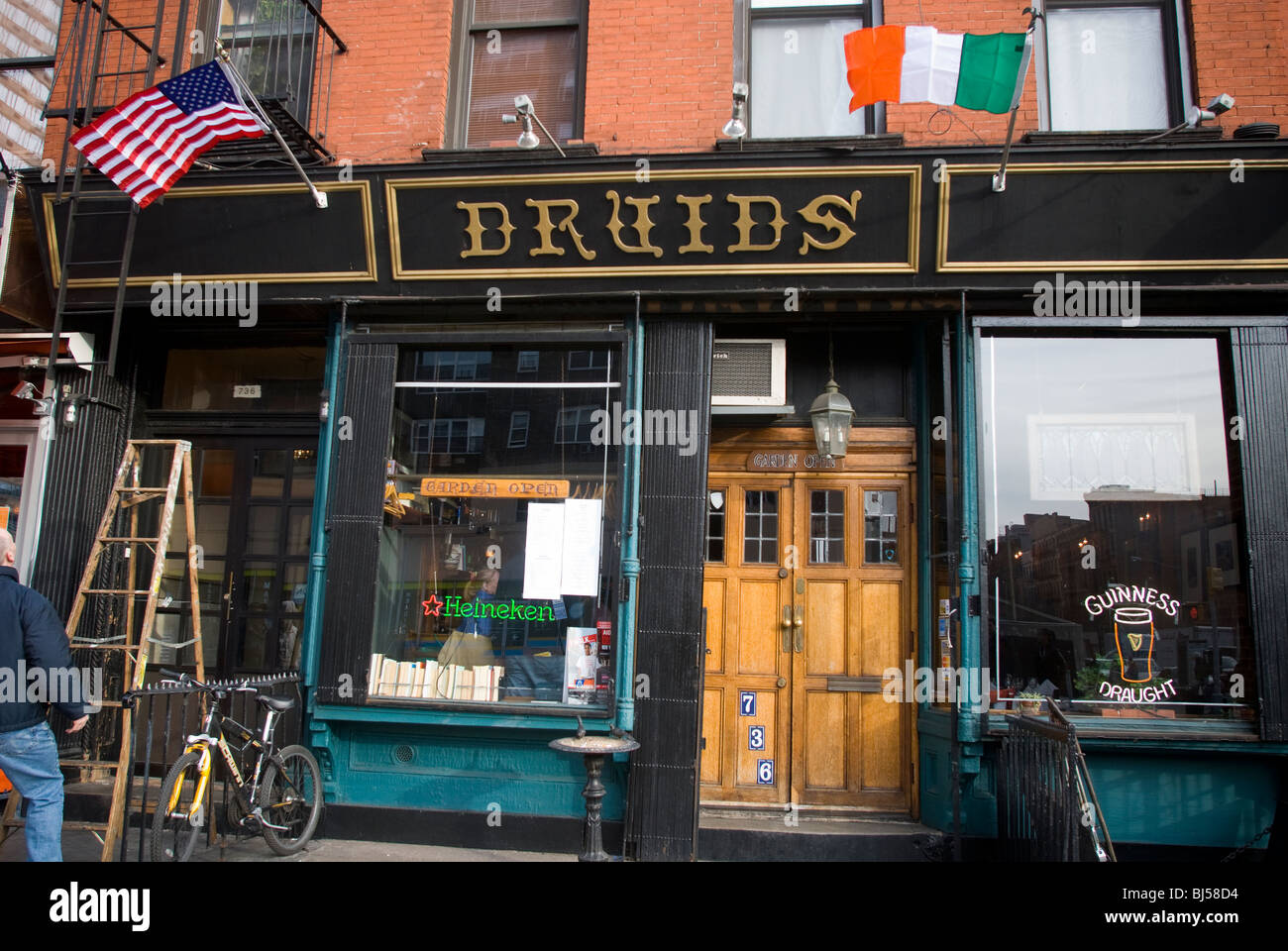 I Druidi Irish Bar In Hells Kitchen Quartiere Di New York Foto