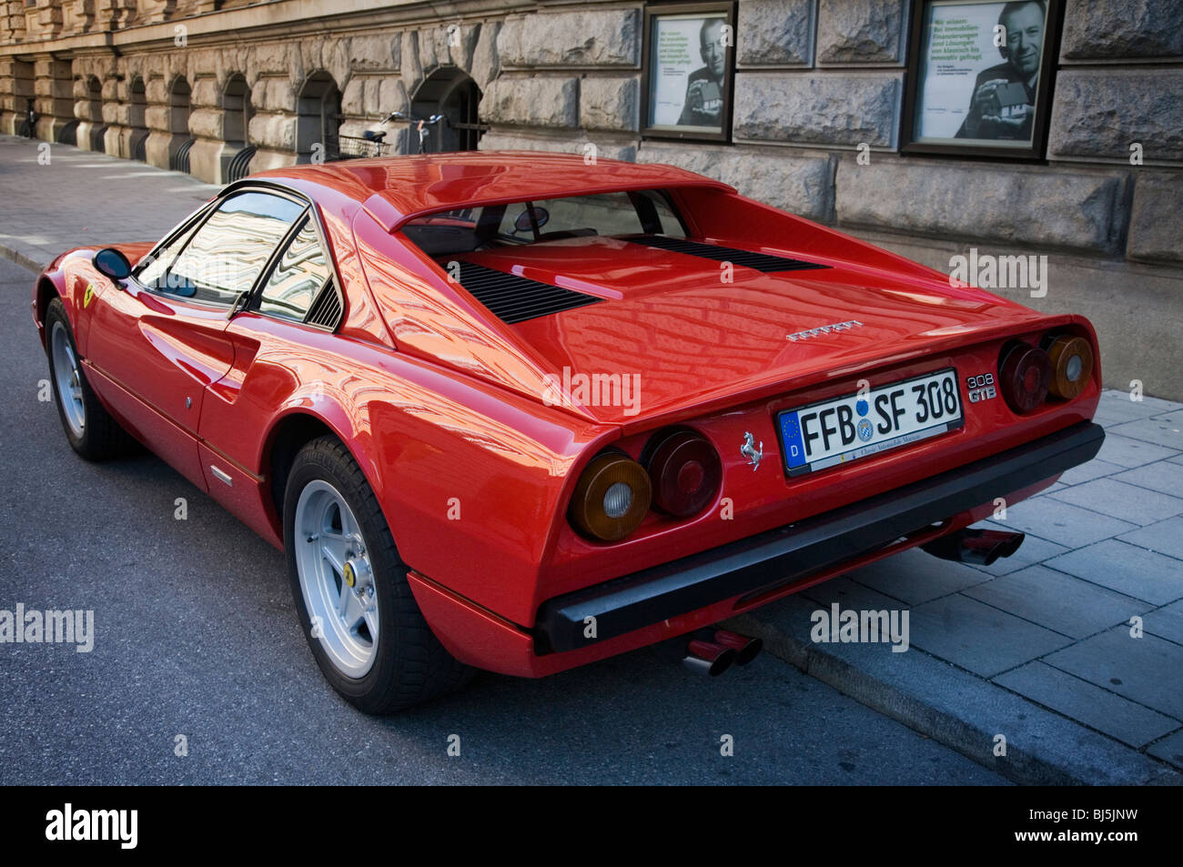 La Ferrari 308 GTB. Monaco di Baviera, Germania Foto Stock