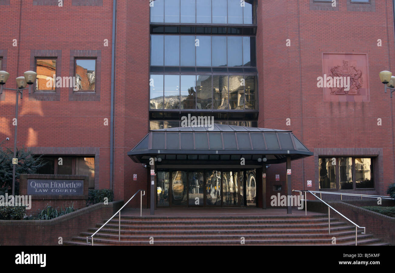 Queen Elizabeth II Tribunali, Birmingham, Gran Bretagna, 2010 Foto Stock