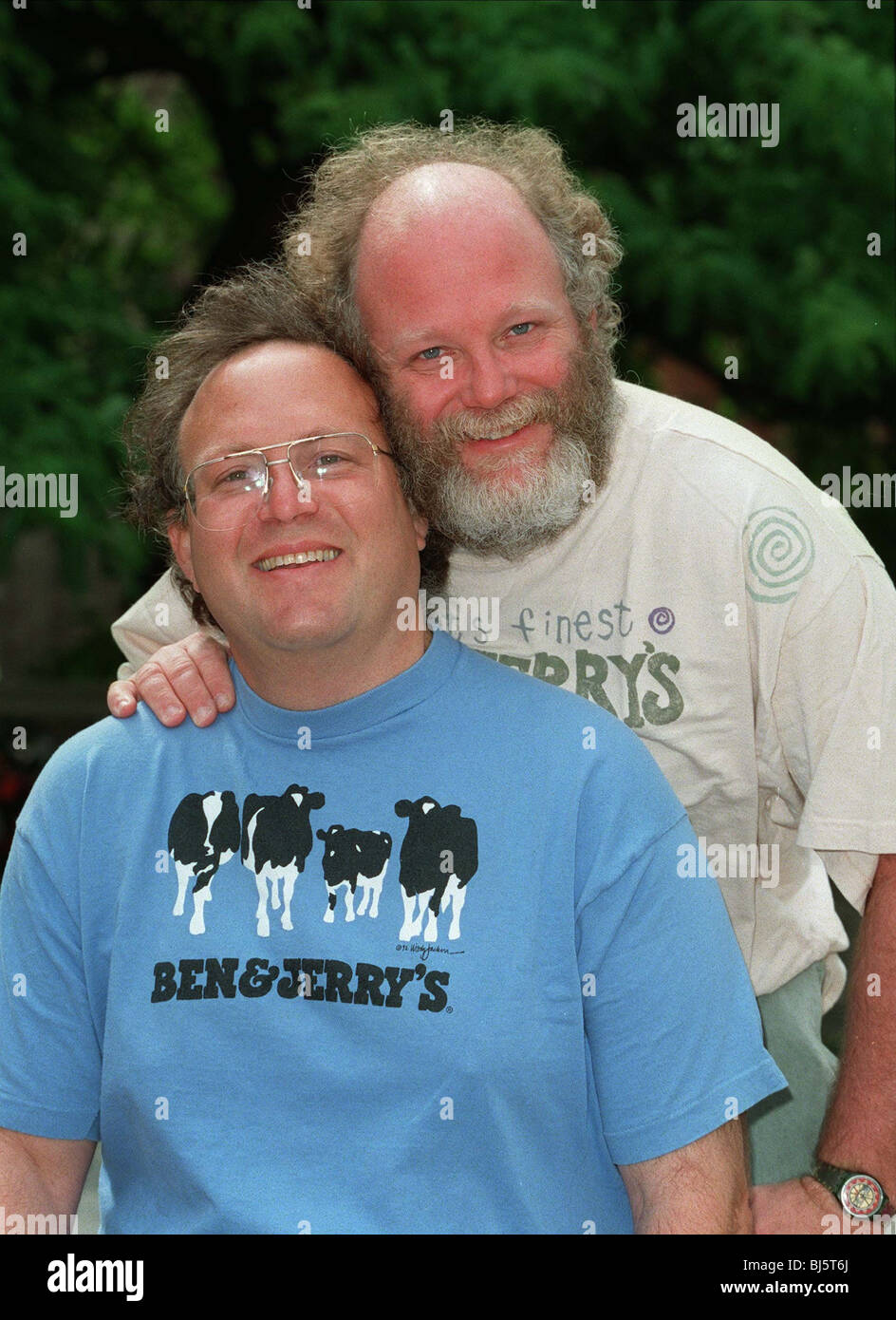 BEN COHEN e JERRY GREENFIELD Ben & Jerry sogno di ghiaccio 24 Luglio 1996 Foto Stock