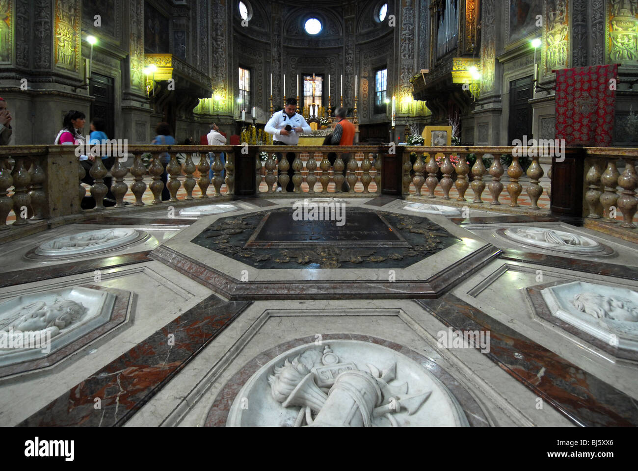 Chiesa di Sant'Andrea, piazza Mantegna, Mantova (Mantova), Lombardia, Italia Foto Stock