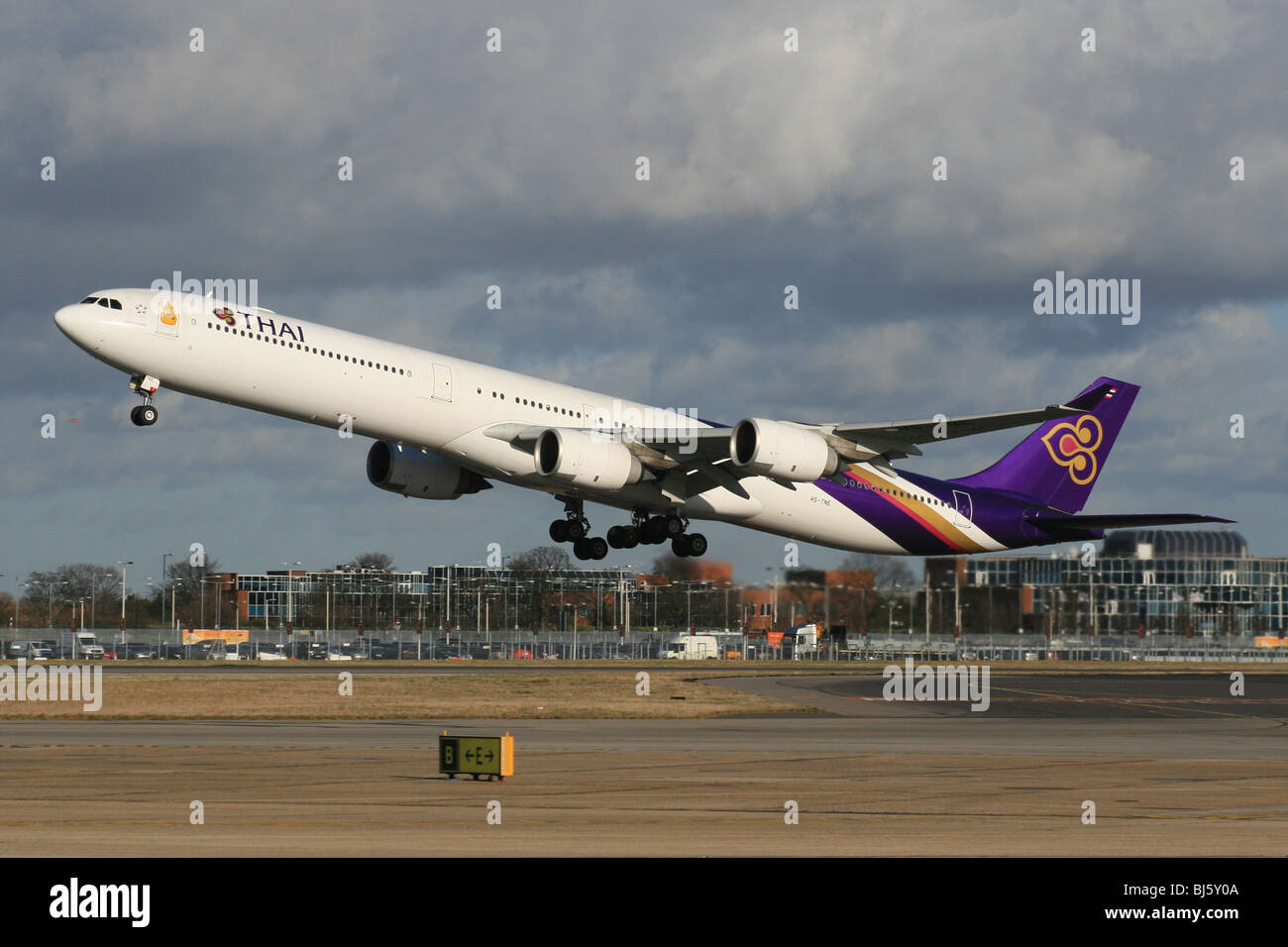 THAI Airbus A340 Foto Stock