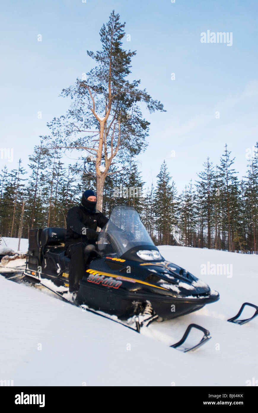 Motorino della neve Foto Stock