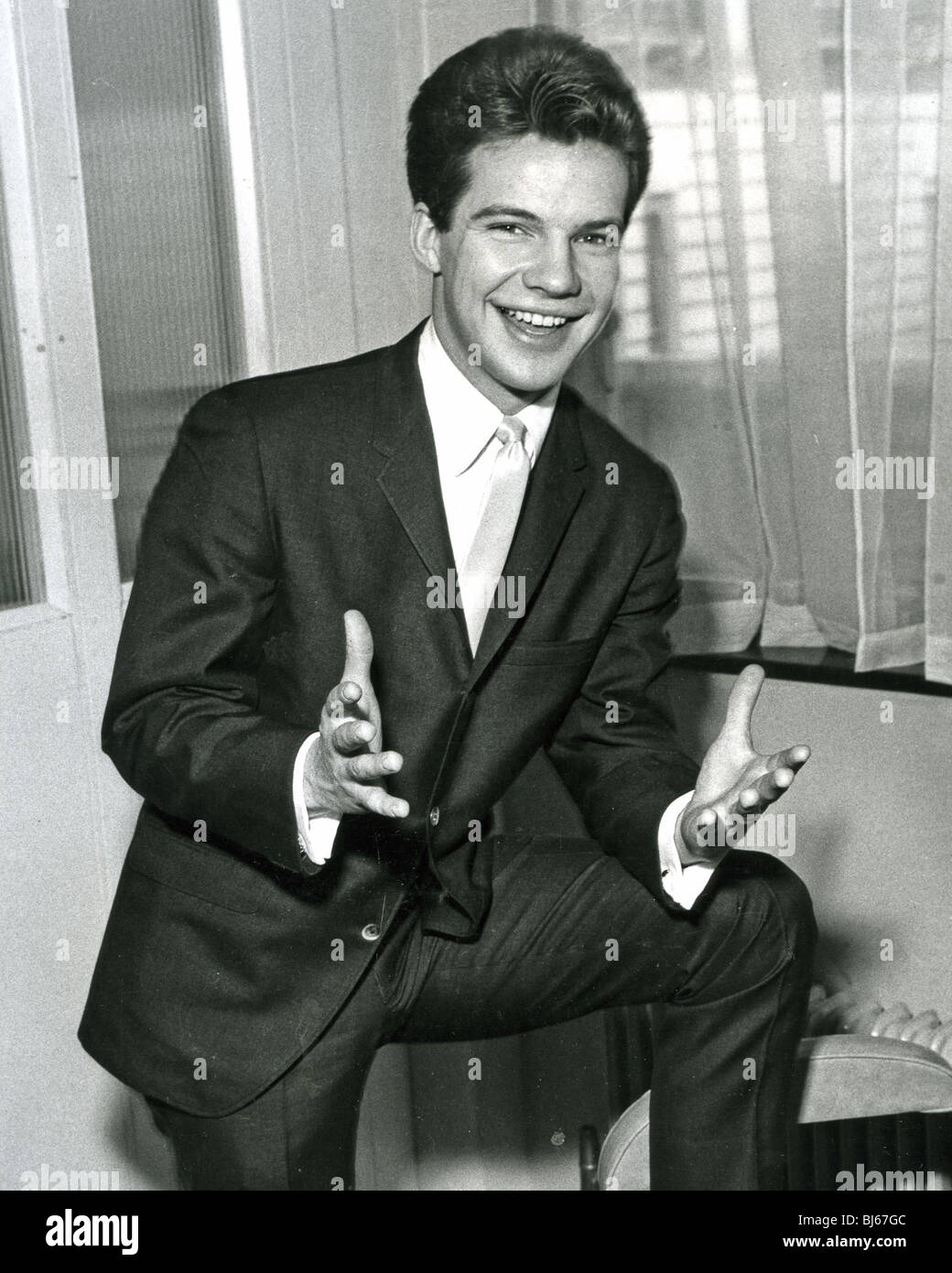 BOBBY VEE - cantante statunitense nel 1958 Foto Stock