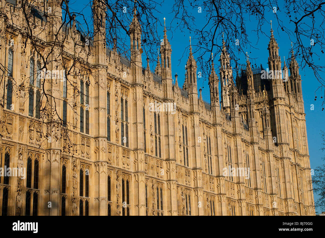Houses of Parliament, Westminster, London, Regno Unito Foto Stock
