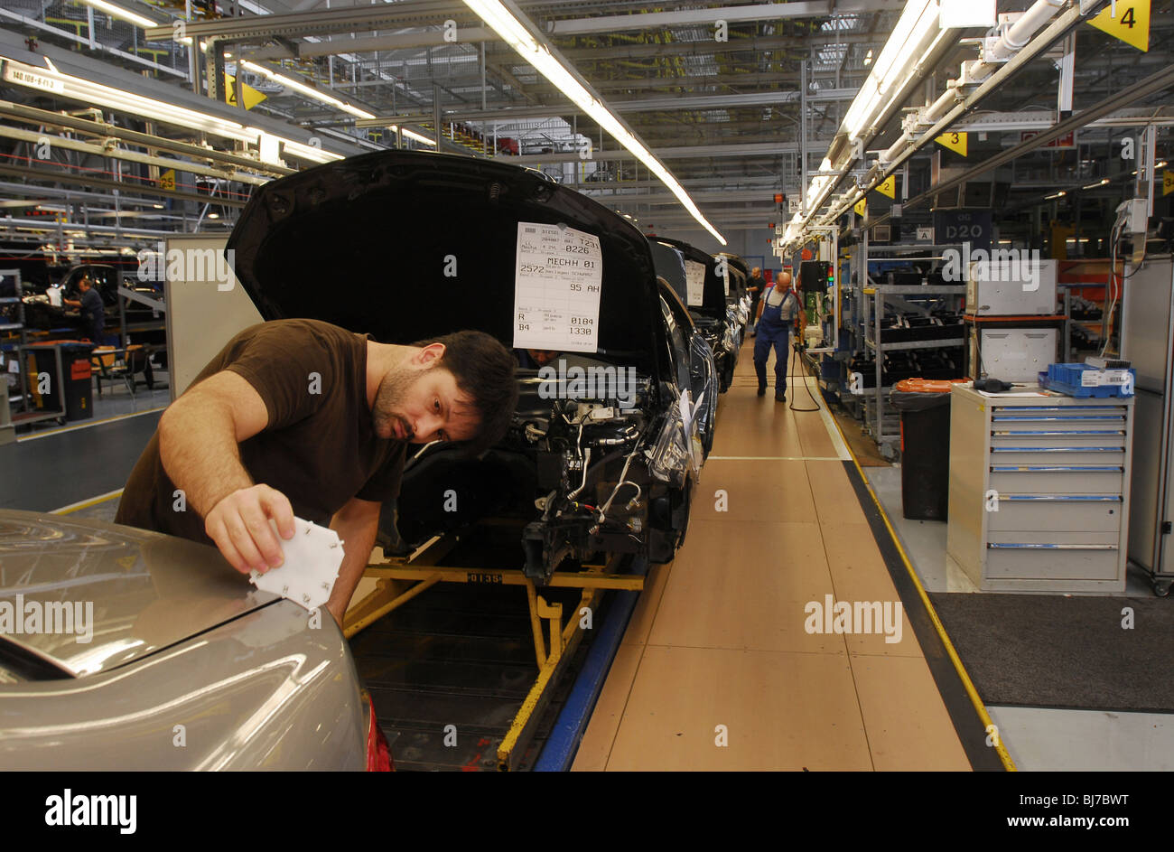 Fabbricazione di automobili, Sindelfingen, Germania Foto Stock
