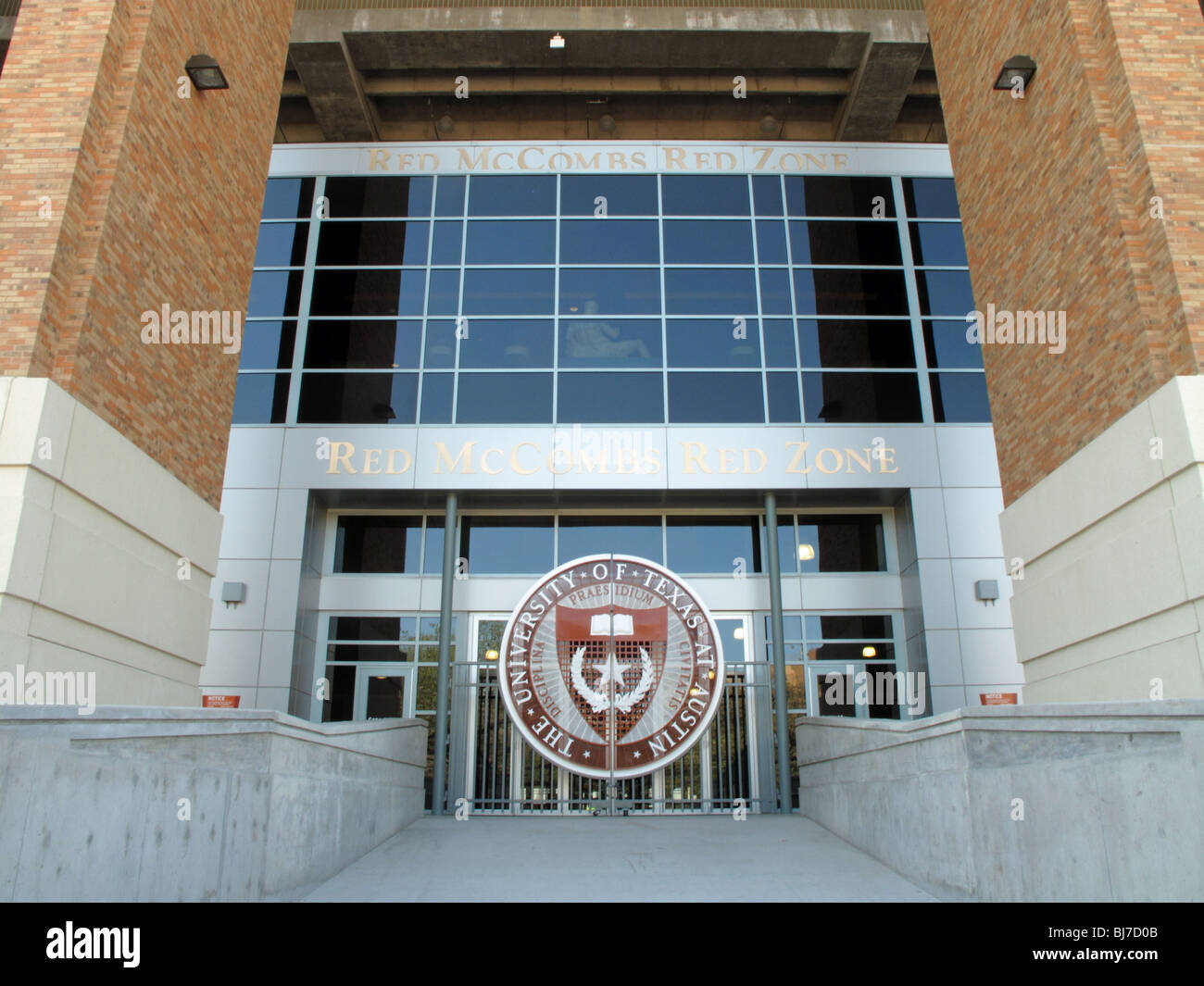 University of Texas football Stadium ingresso Foto Stock