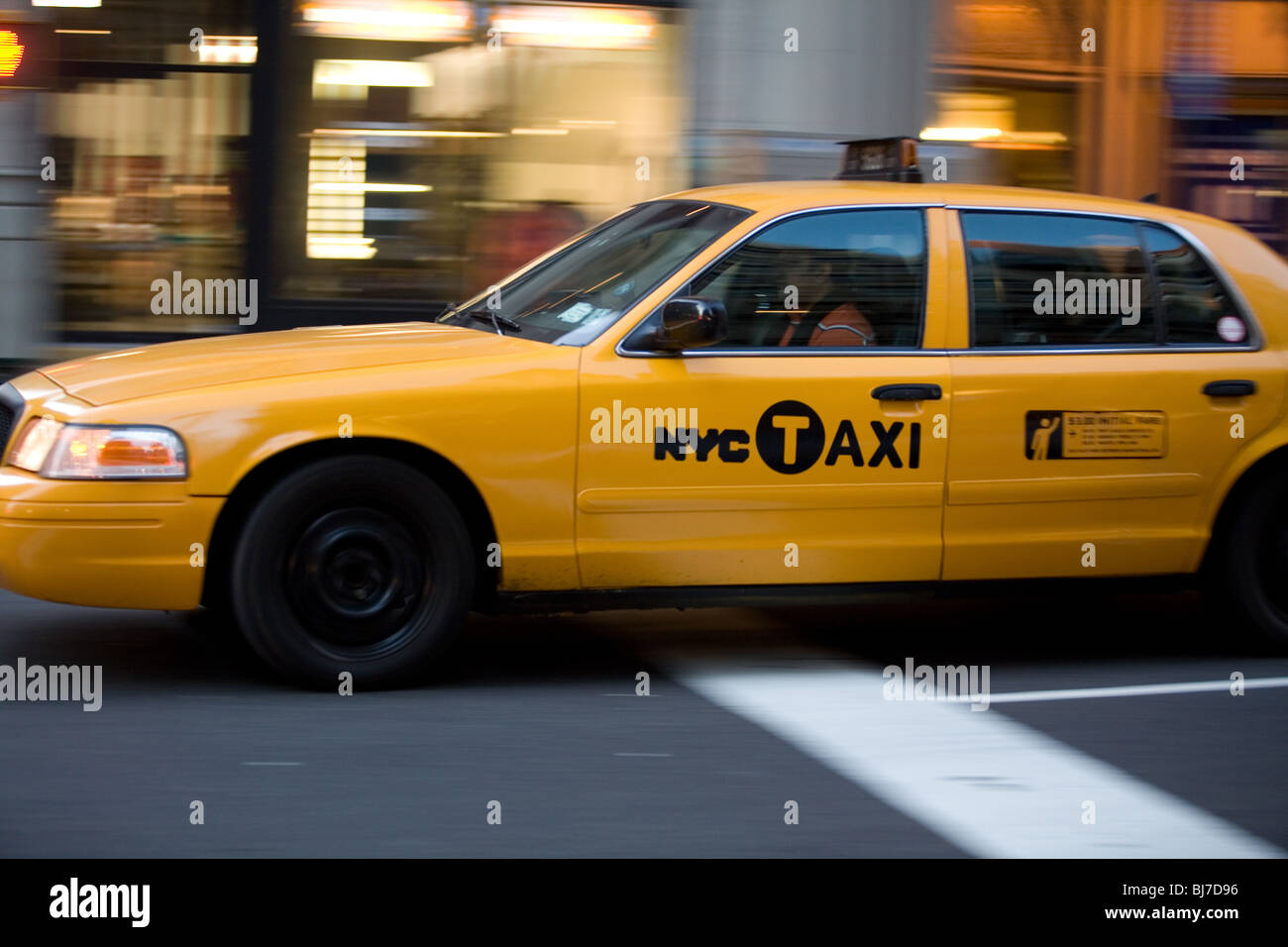 New York City taxi Foto Stock