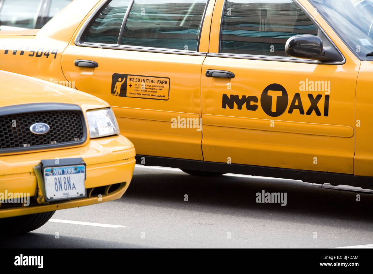 New York City taxi Foto Stock