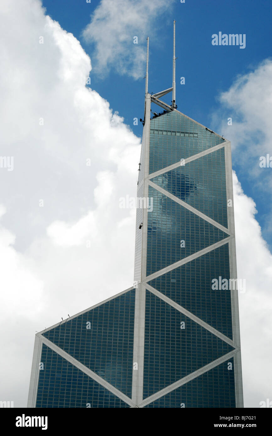La Bank of China Tower in Hong Kong Foto Stock