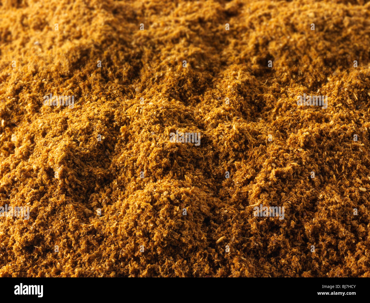 Garam Masala polvere, close up full frame Foto Stock