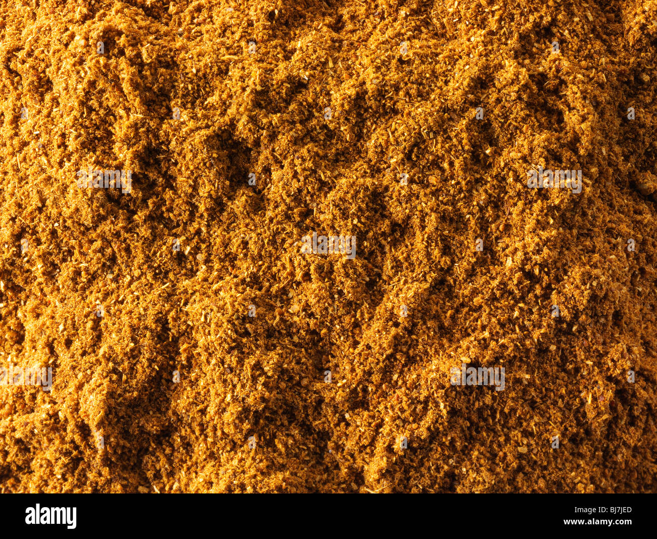 Garam Masala polvere , close up full frame Foto Stock