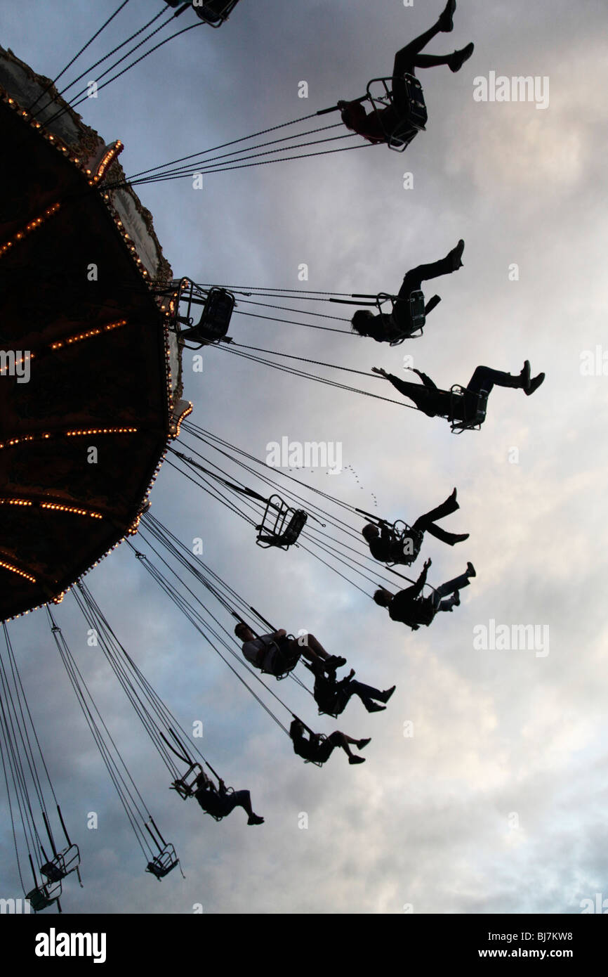 Carnival ride New York State Fair Foto Stock