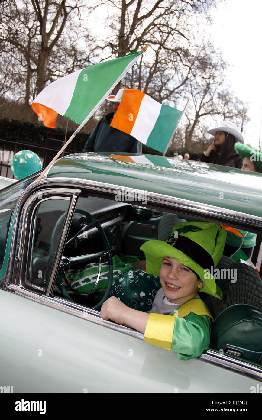 Il giorno di San Patrizio Parade, Londra 2010 Foto Stock