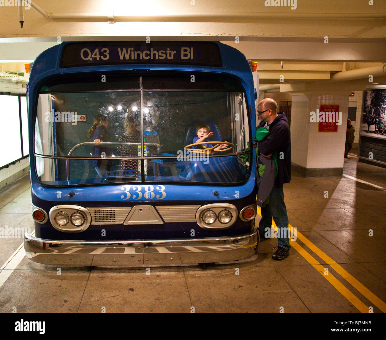 New York Museo di transito, Brooklyn, New York Foto Stock