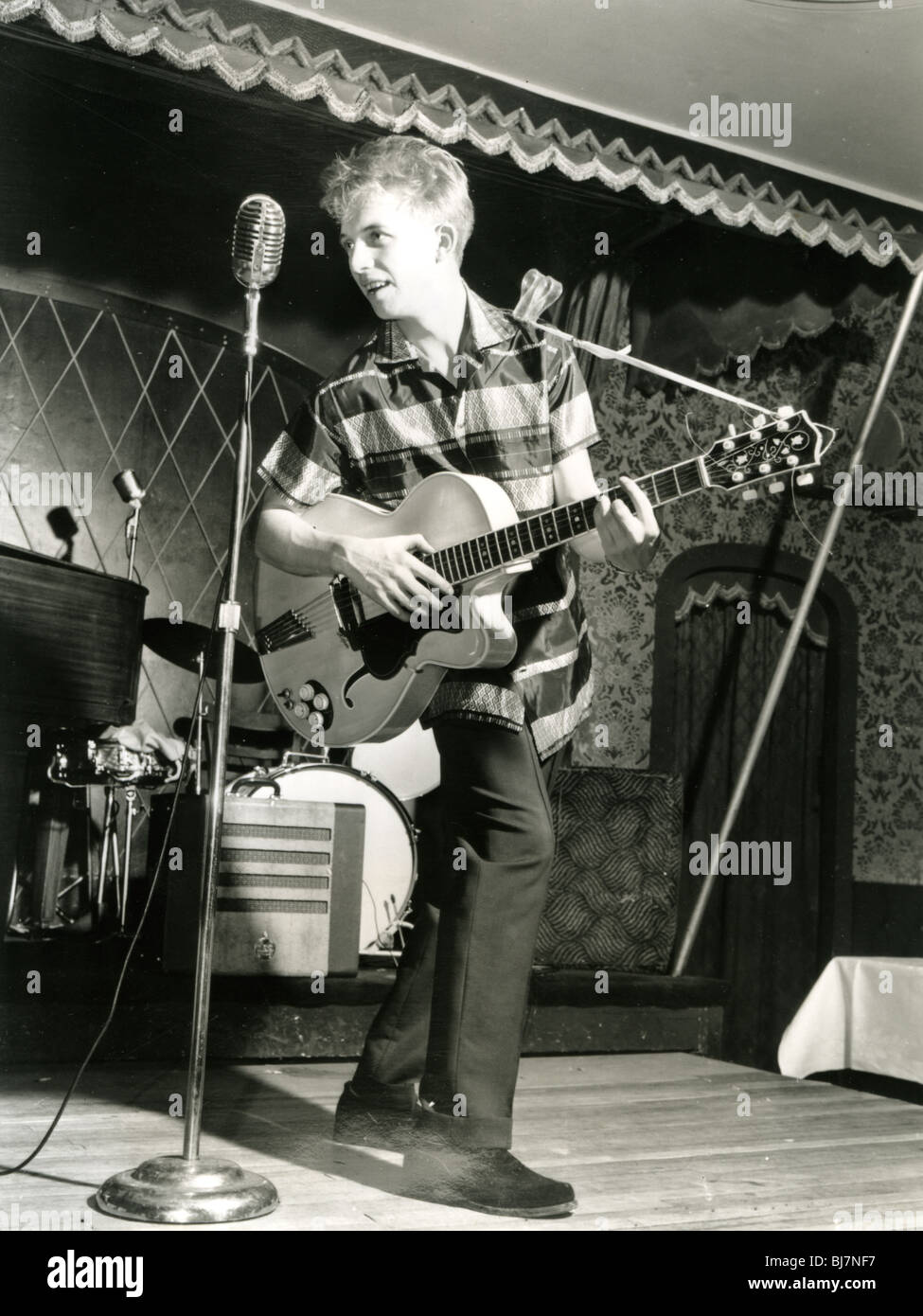 TOMMY STEELE - REGNO UNITO musicista rock circa 1957 Foto Stock