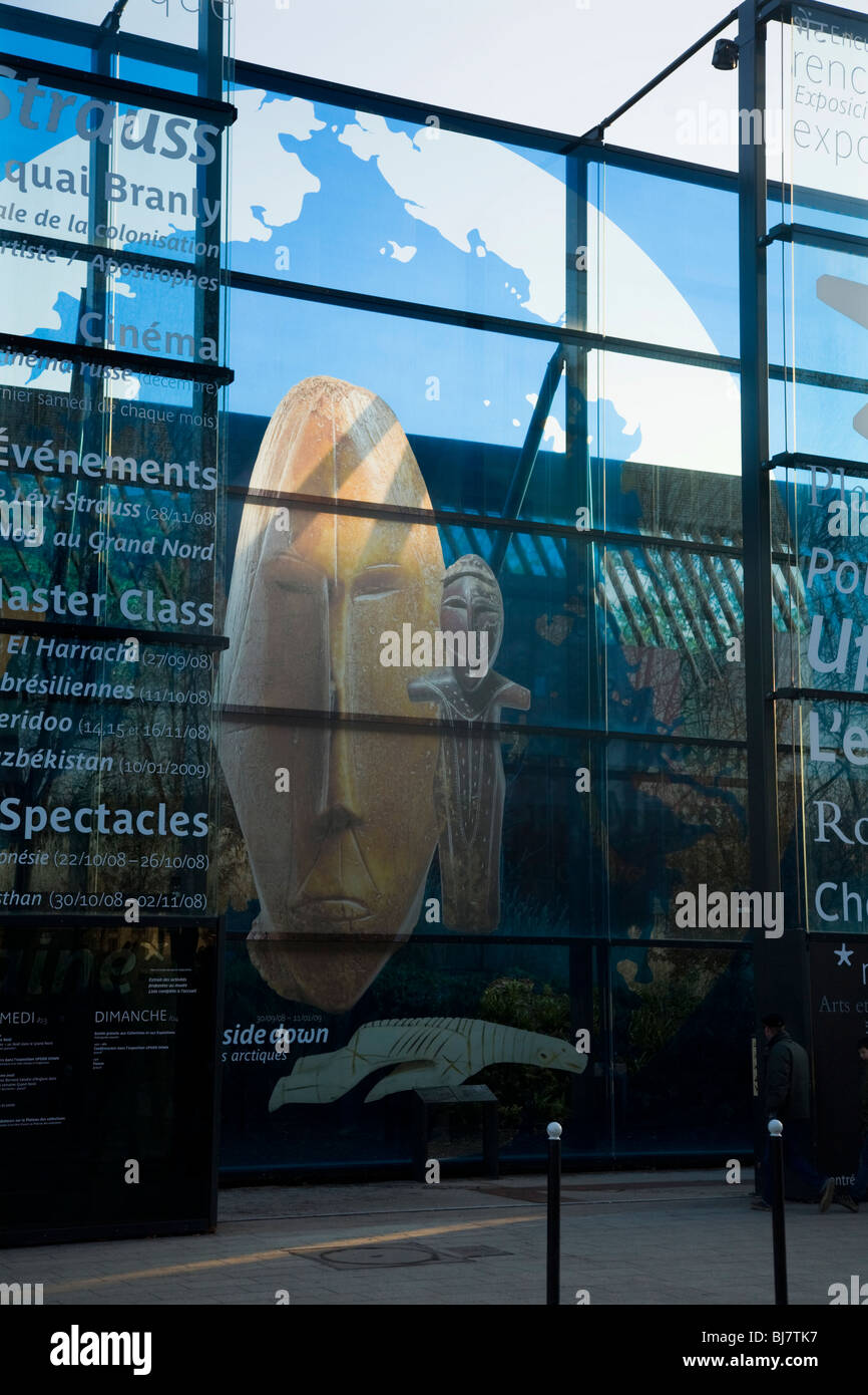 Il Musée du Quai Branly. Parigi, Francia. Foto Stock
