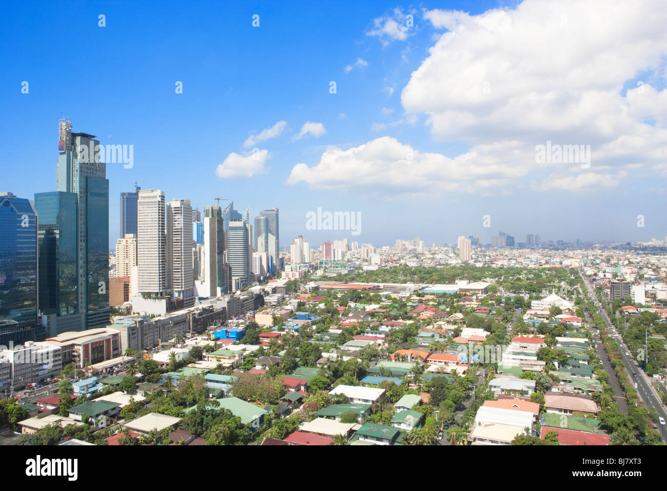 Quartiere degli affari di Makati Manila;; Filippine Foto Stock
