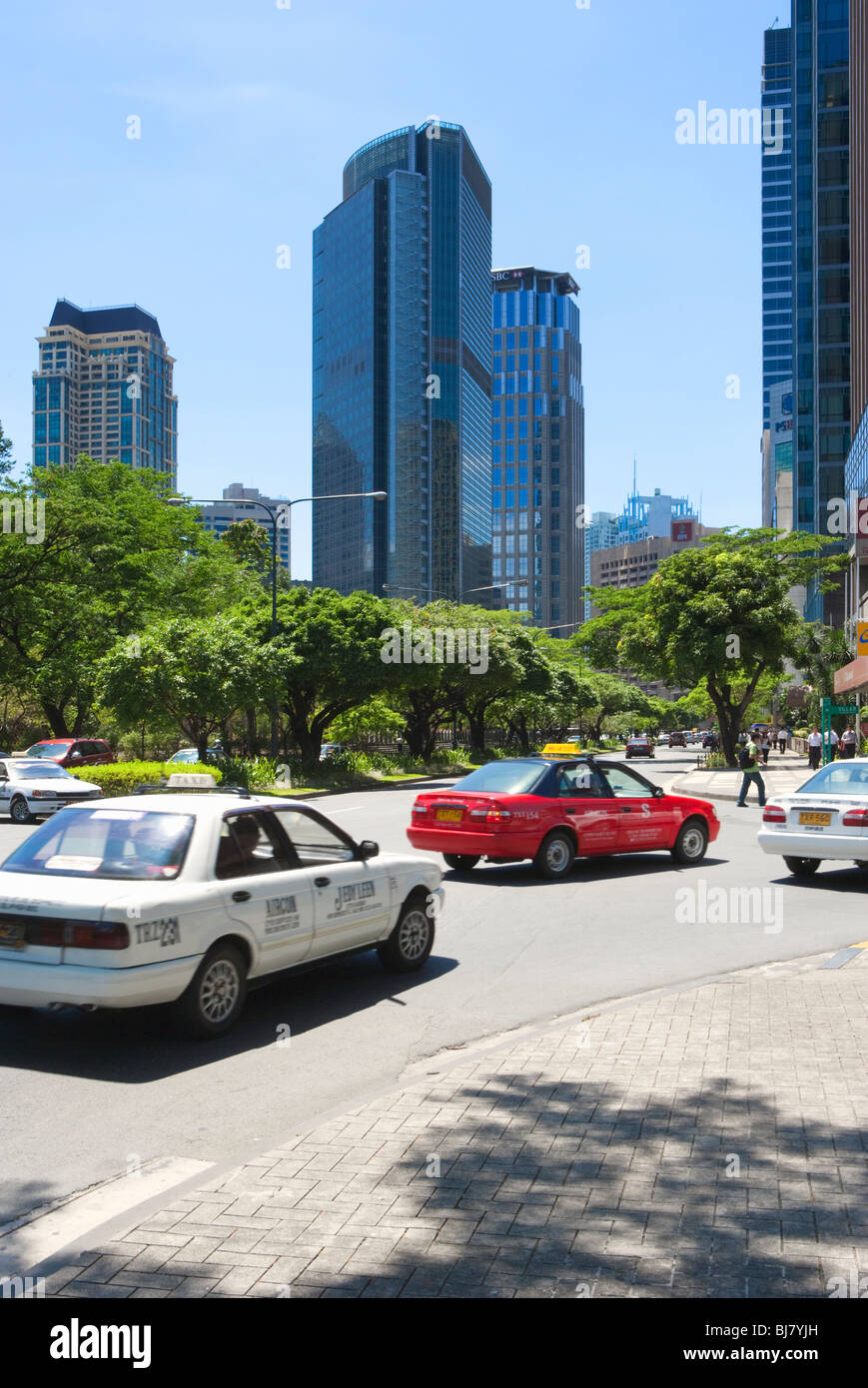 Quartiere degli affari di Makati Manila;; Filippine Foto Stock