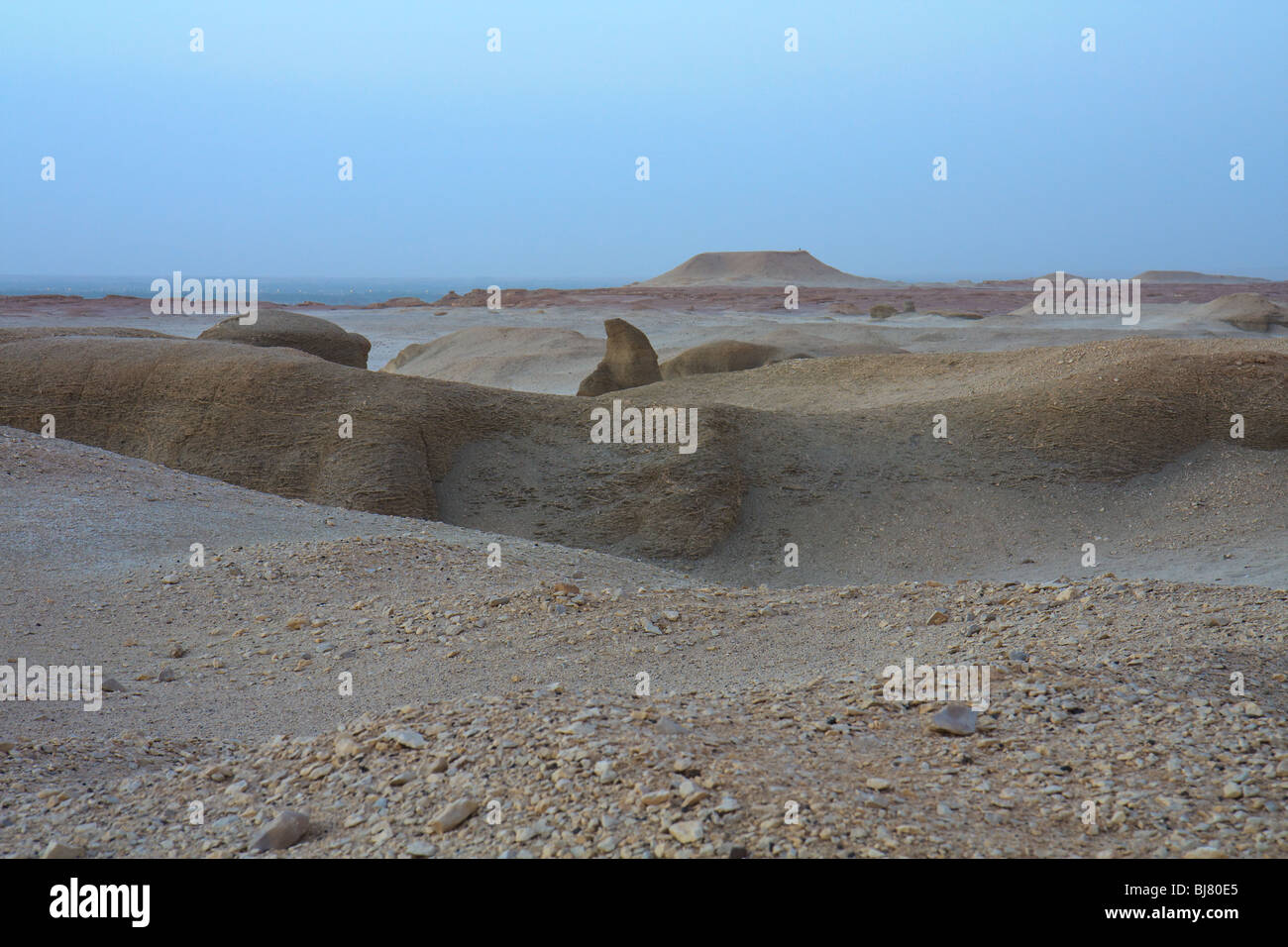 Africa Dakhla Oasis Egitto Alba Deserto Occidentale Foto Stock