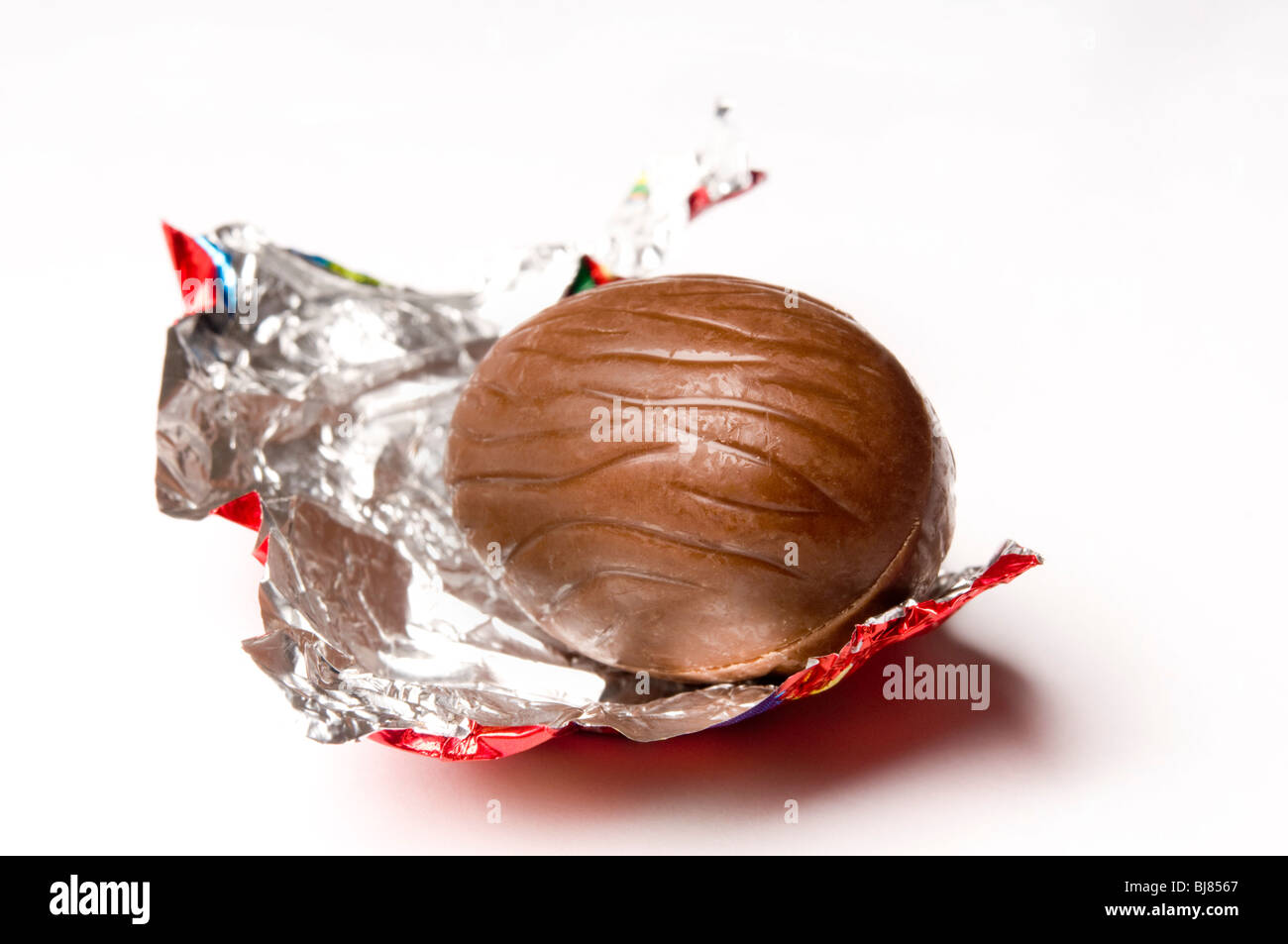 Pasqua uovo di cioccolato non confezionato Foto Stock