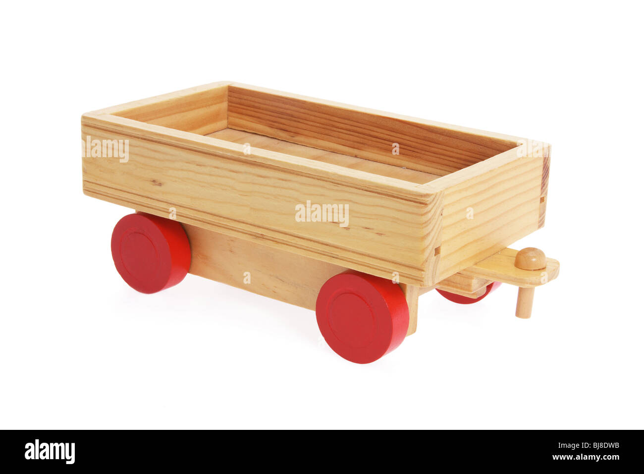 Carrello di legno del giocattolo Foto Stock