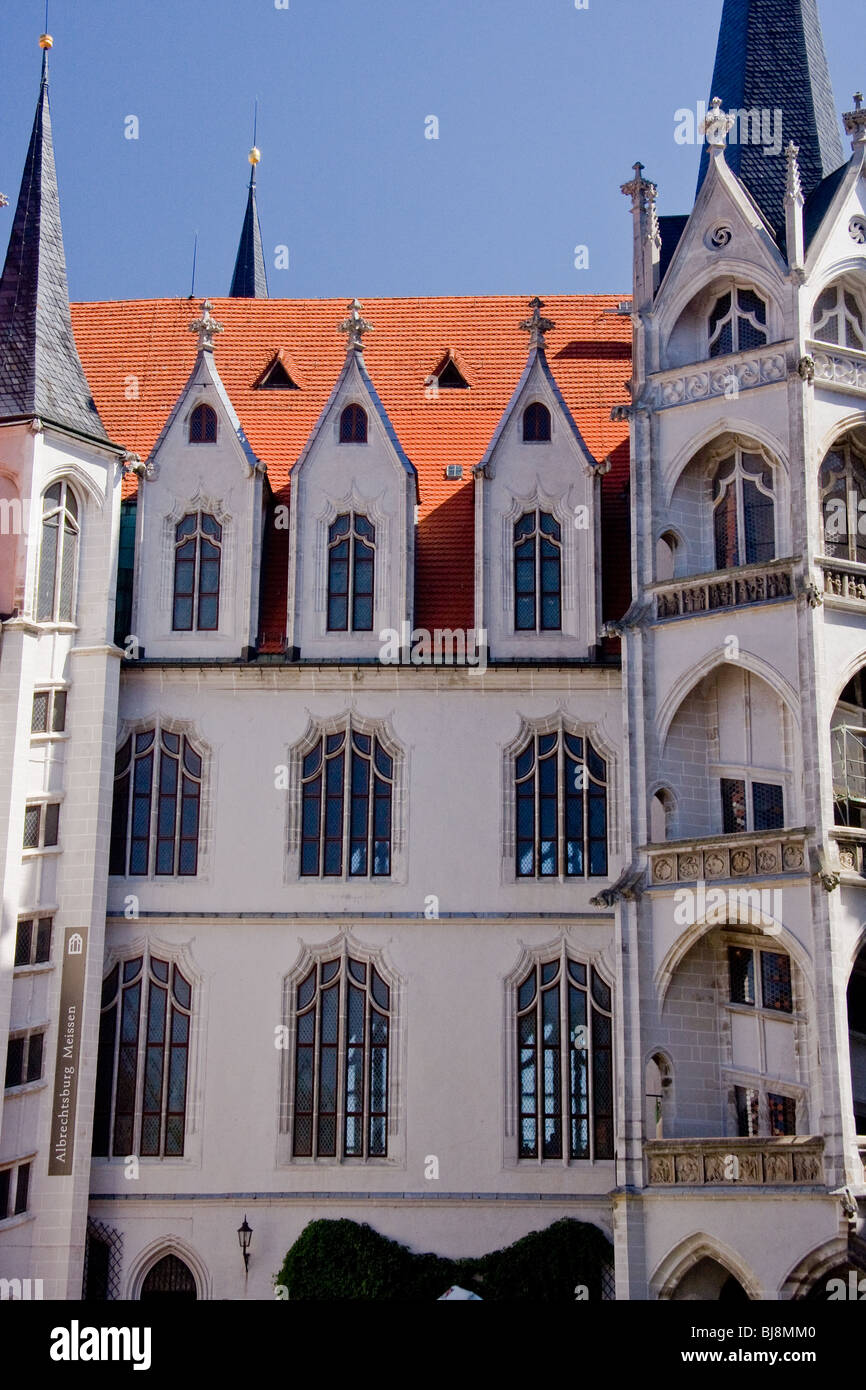Edificio in stile rinascimentale nel Meissen Germania Sassonia Foto Stock