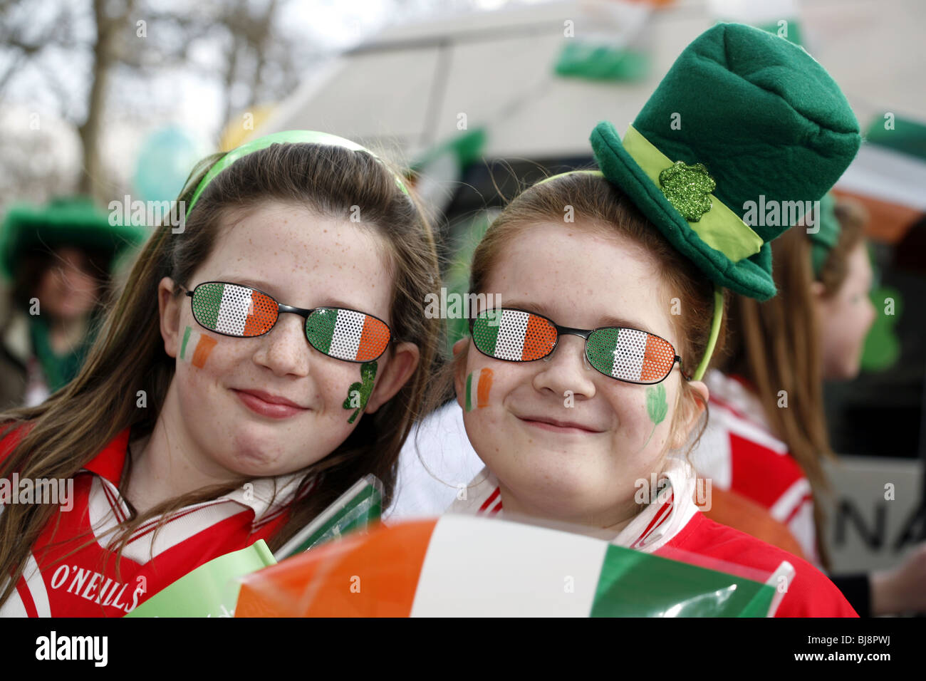 Il giorno di San Patrizio Parade, Londra 2010 Foto Stock
