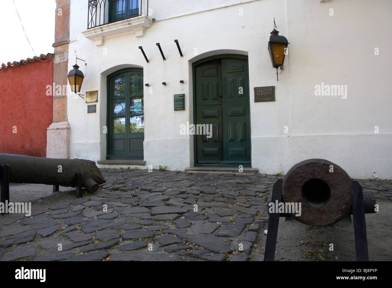 Il museo municipale casa del Almirante Brown museo municipale e admiral browns casa nel Barrio Historico Colonia del Sacramento Foto Stock