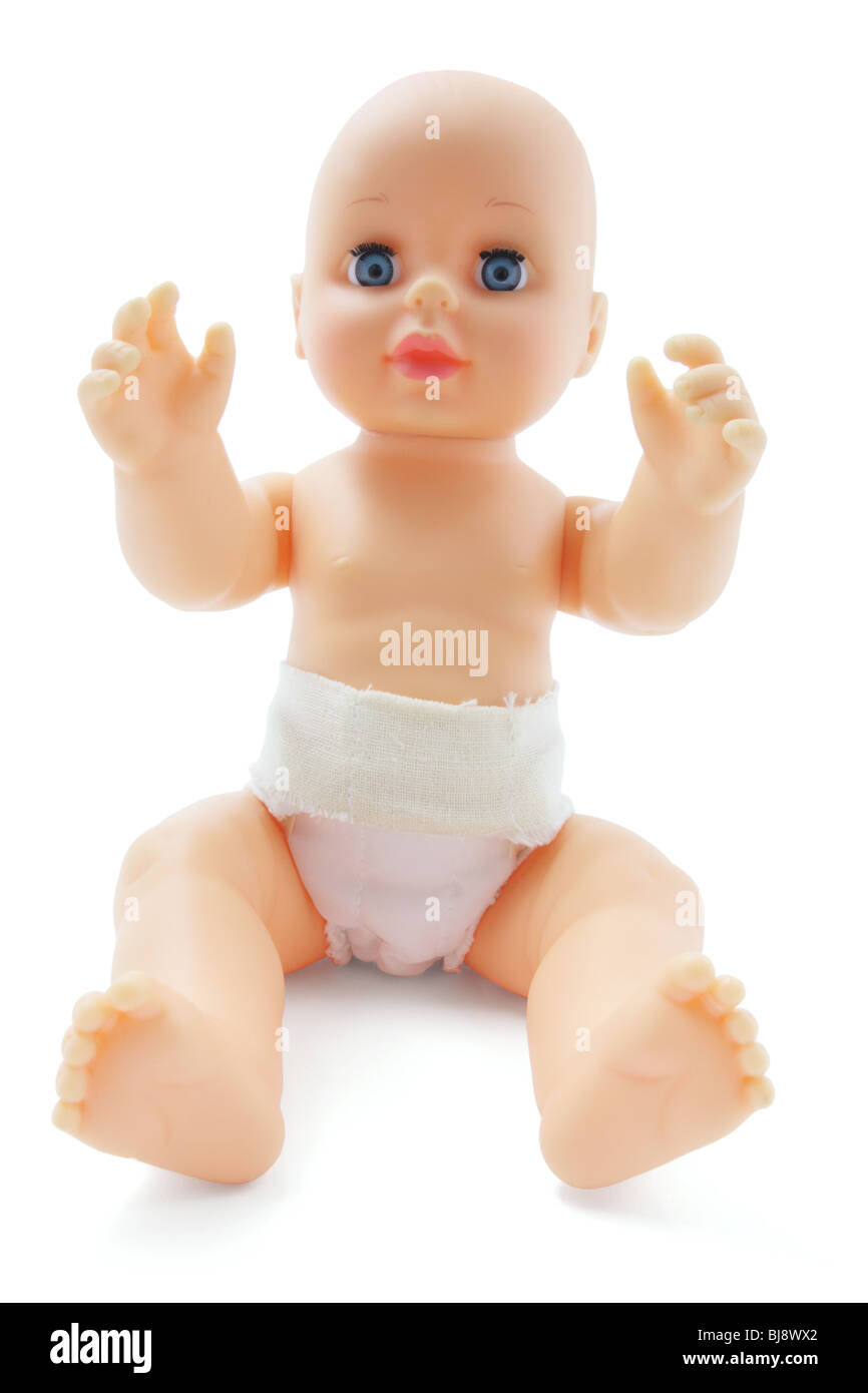 Plastica Baby Doll Foto Stock