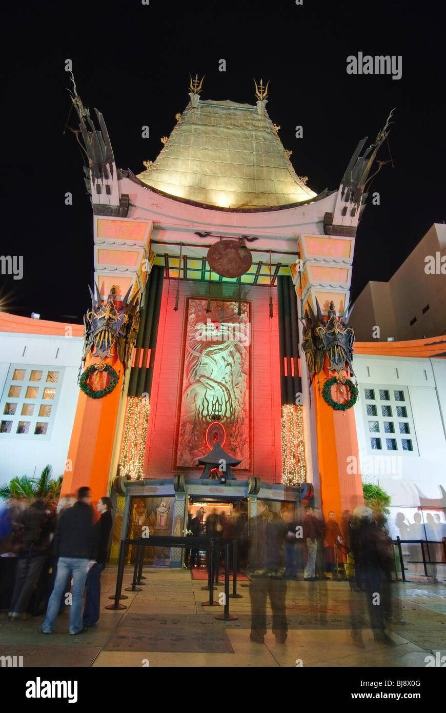 Grauman's Chinese Theatre di Hollywood, in California. Foto Stock