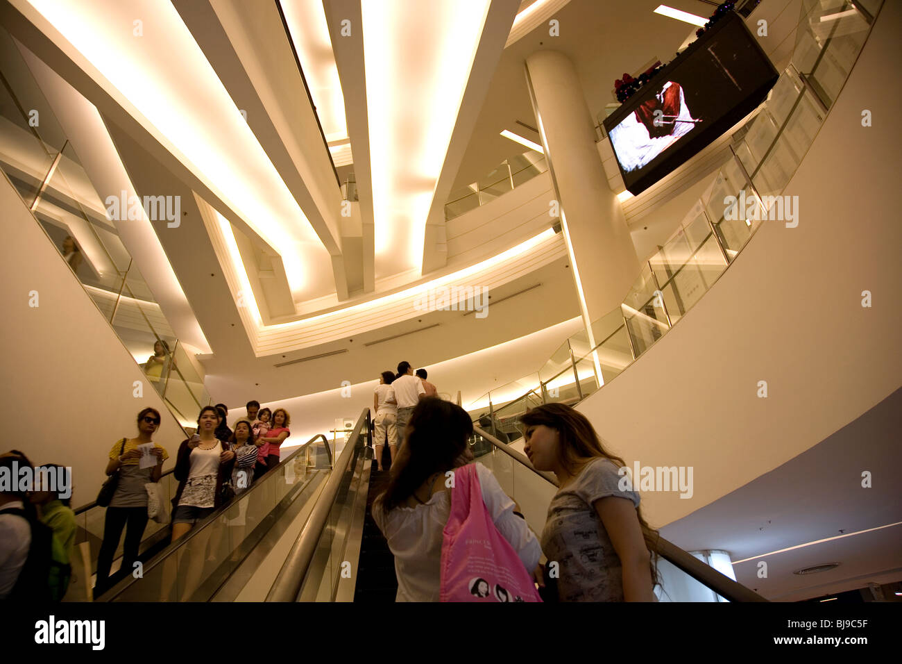 Shopping presso Paragon Department Store di Bangkok Foto Stock