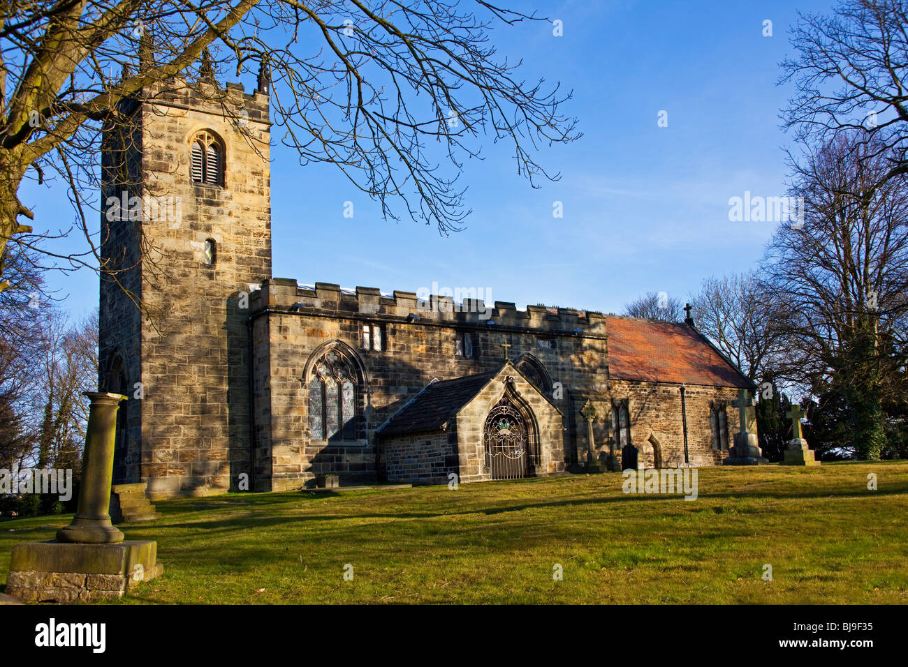 Basilica di San Pietro la struttura Tankersley south yorkshire England Regno Unito Foto Stock