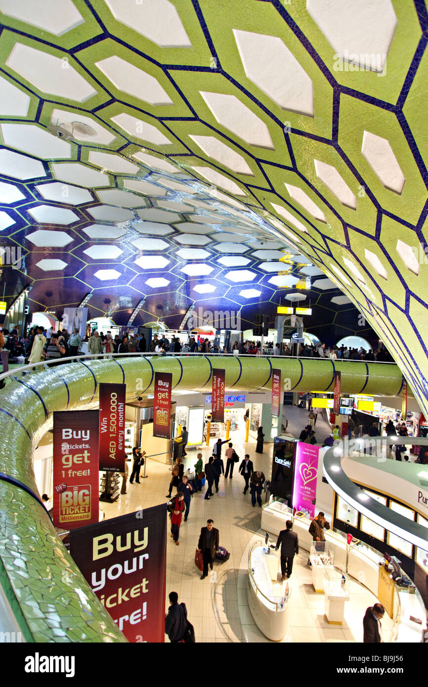 Aeroporto di Abu Dhabi, Emirati Arabi Uniti Foto Stock