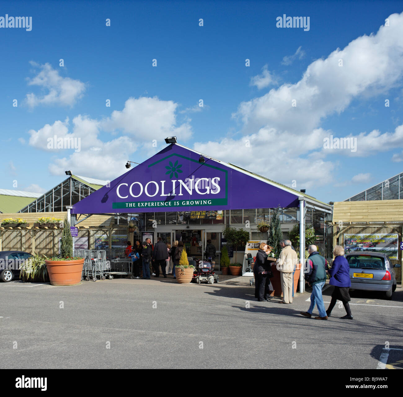 Coolings centro giardino, Knockholt, Kent, Inghilterra, Regno Unito. Foto Stock