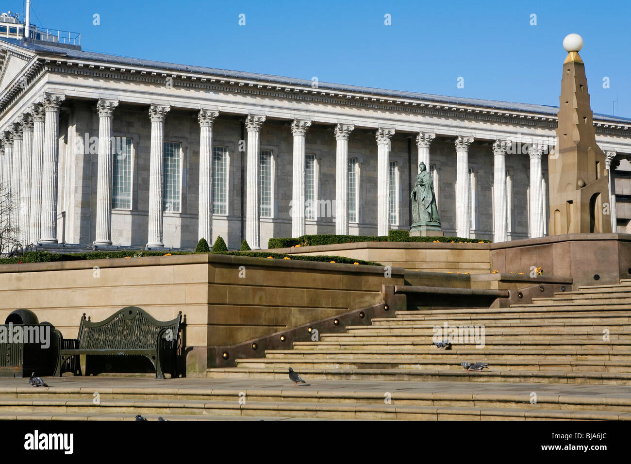 Birmingham Town Hall in Victoria Square, Birmingham, West Midlands. Foto Stock