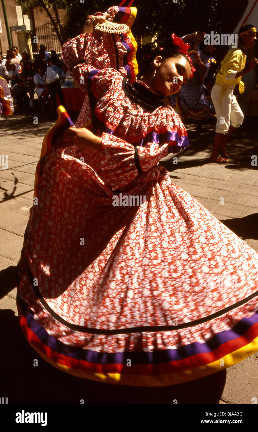 Ballet Folklorico Azteca, Nogales, Sonora, Messico. Foto Stock