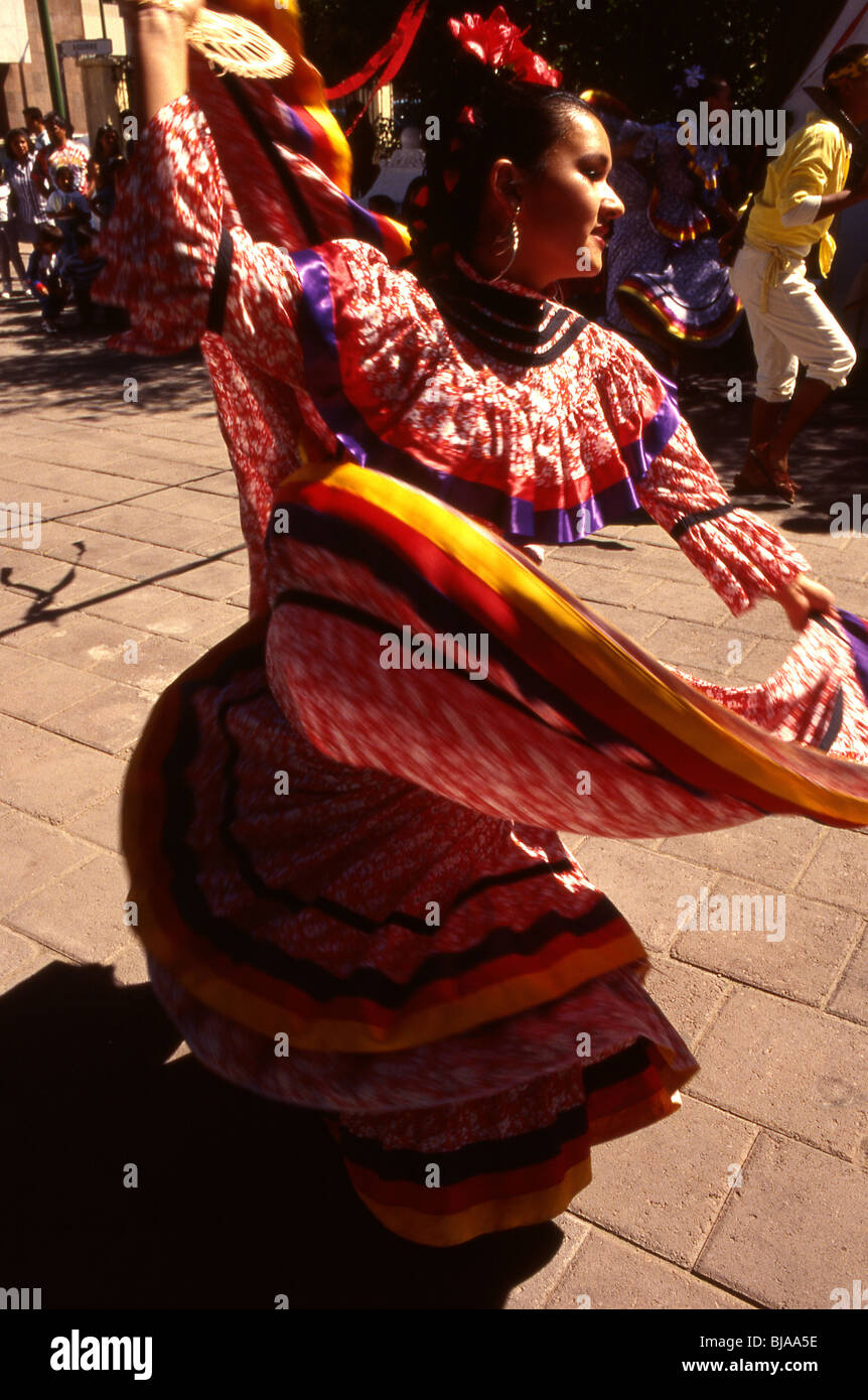 Ballet Folklorico Azteca, Nogales, Sonora, Messico. Foto Stock