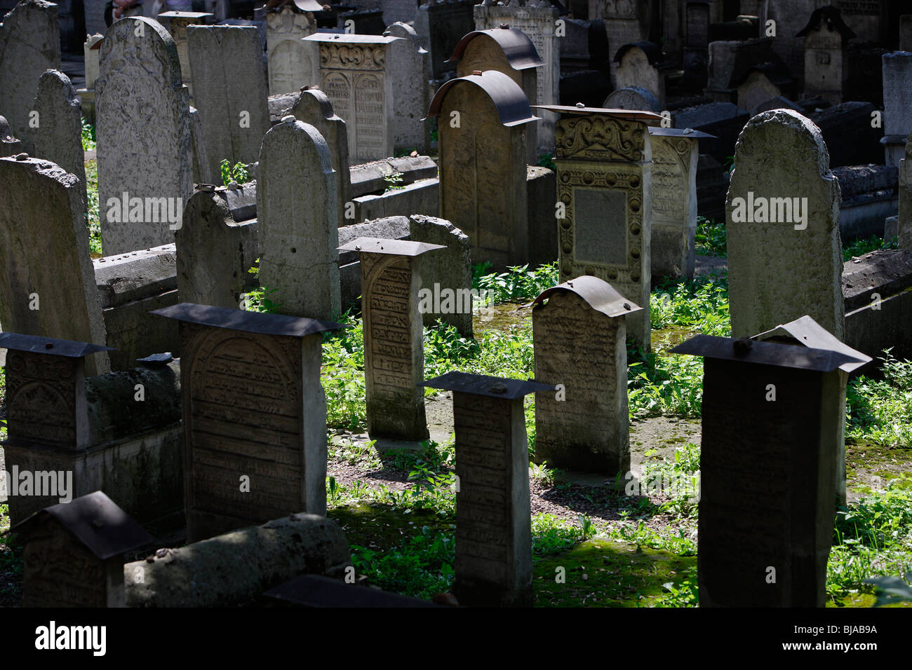Kazimierz quartiere storico,Sinagoga Remuh e il cimitero,ex quartiere ebraico,Cracovia, Cracovia,Polonia Foto Stock