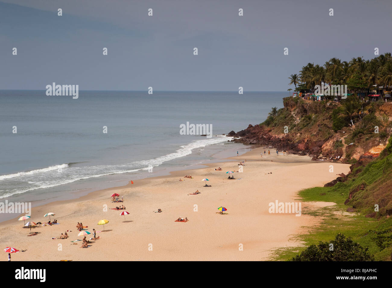 India Kerala, Varkala Beach Foto Stock