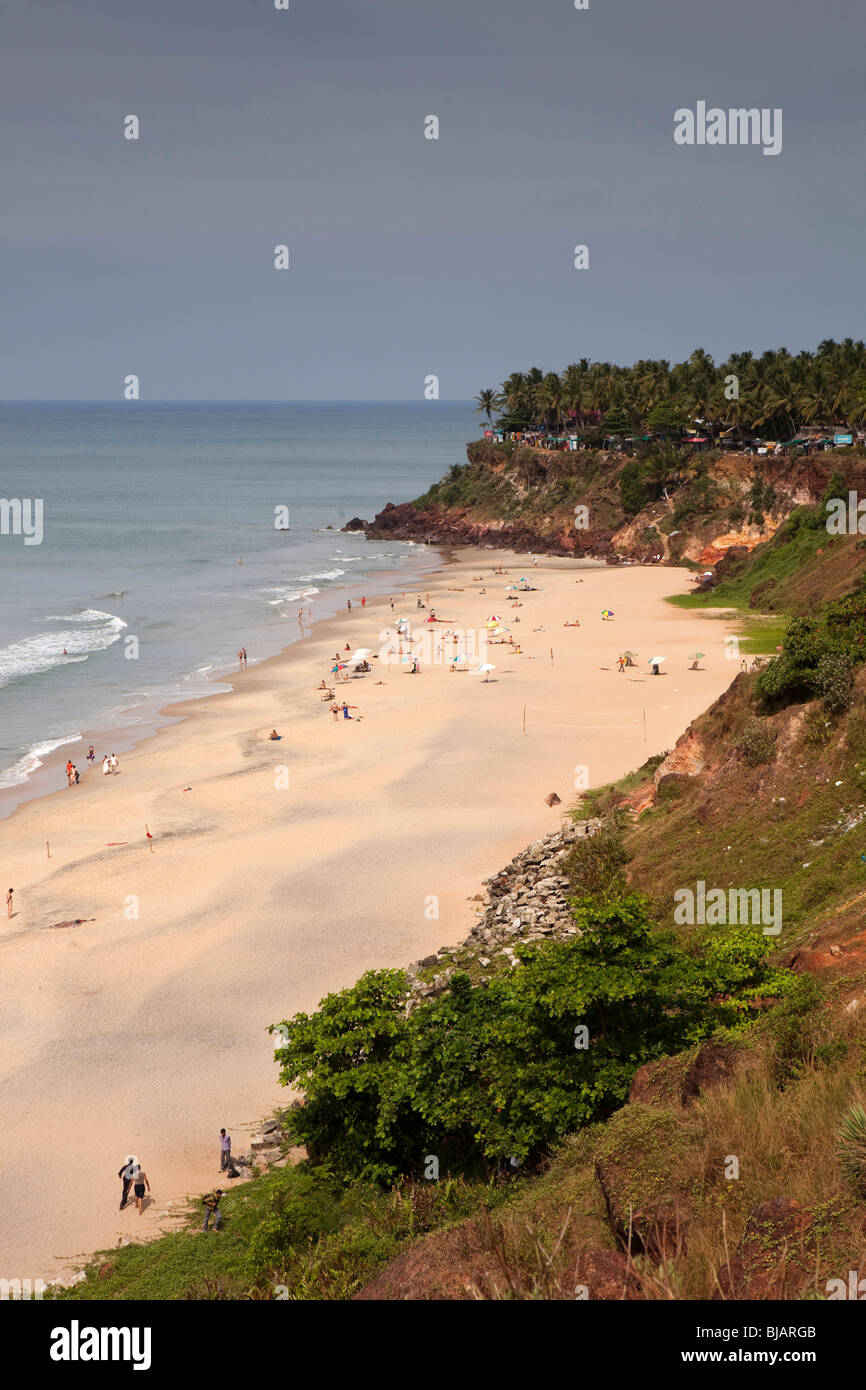 India Kerala, Varkala Beach Foto Stock