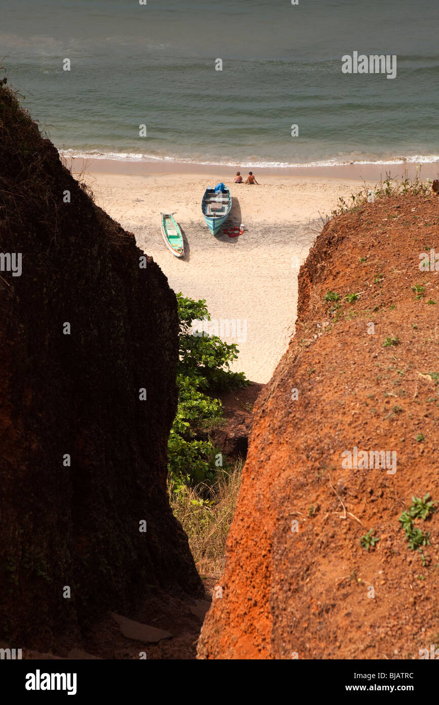 India Kerala, Varkala Beach Foto Stock